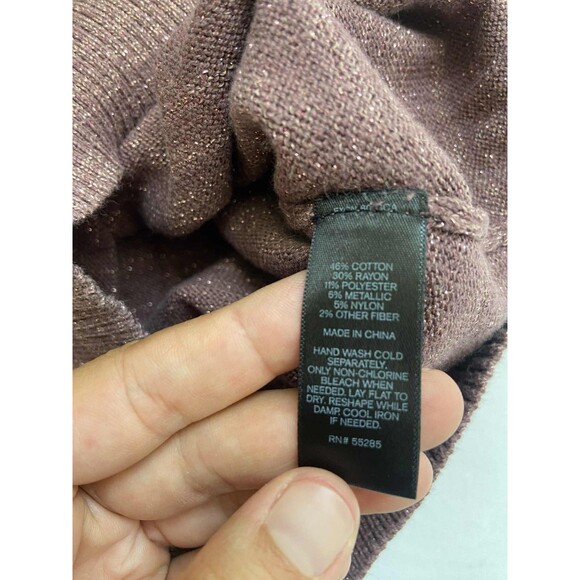 Express Women's Scoop Neck Sweater - Mauve - Picture 4 of 8